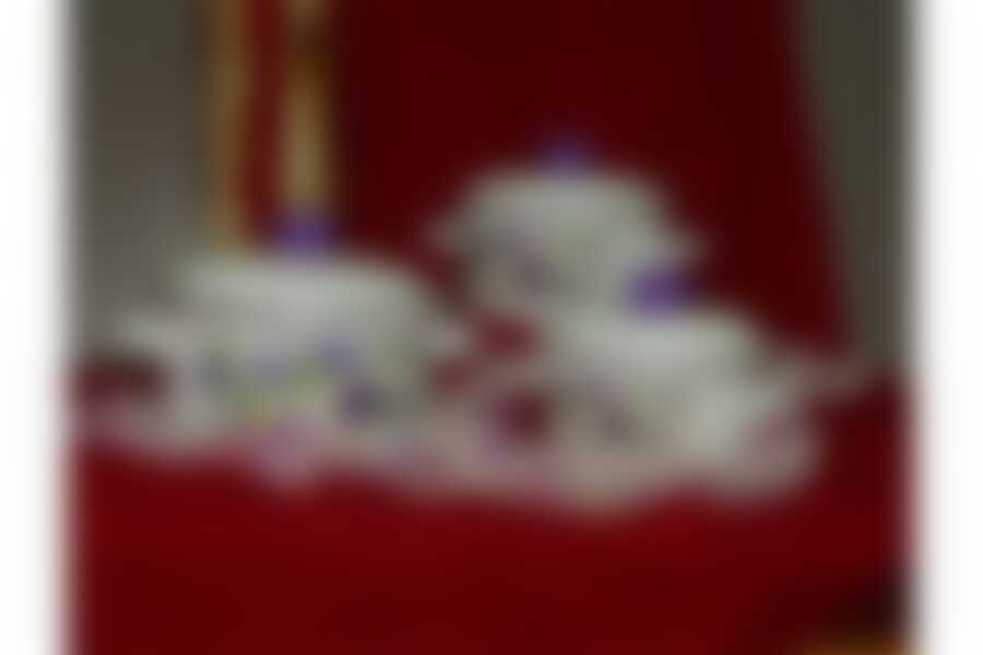 Набор 3 предмета Анютины глазки