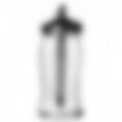 Емкость для специй БЛЭК ЭНД УАЙТ, объем 240 мл, с металлической крышкой - дозатором