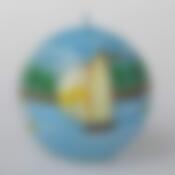 Свеча декоративная «парус» (шар)