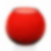 Ваза "Flora Workshop", цвет красный, Н=10,5 см