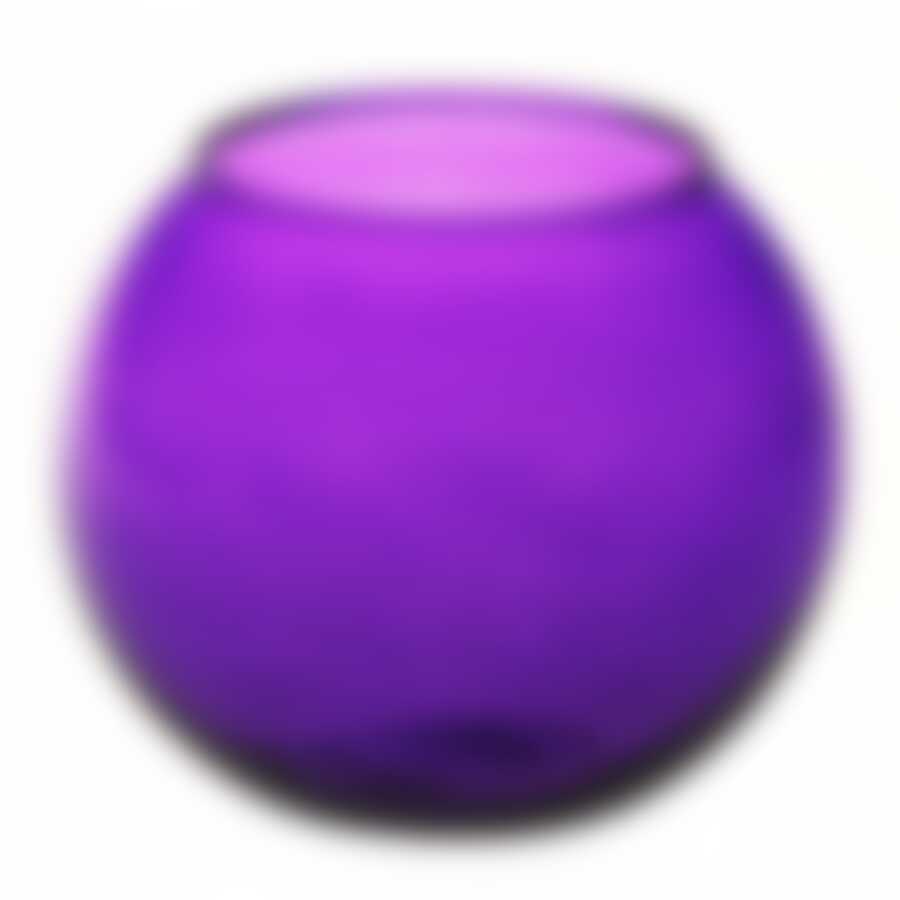 Ваза Workshop "Flora", цвет фиолетовый, Н=10,5 см