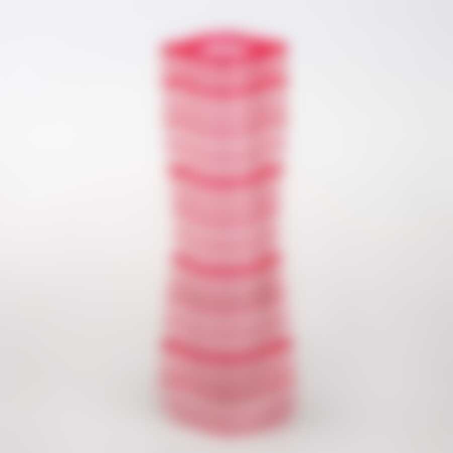 Ваза пластиковая складная, 12*27 см (дизайн в ассортименте)