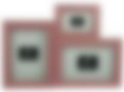 Набор фоторамок "MORETTO" из 3-х шт. 26*3*18см (1 шт)