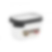 Емкость для морозилки и свч grand chef 0.75л прямоугольная (серая крышка)