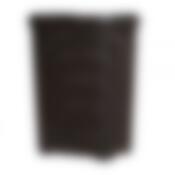 Корзина для белья RATTAN STYLE 60л темно-коричневая