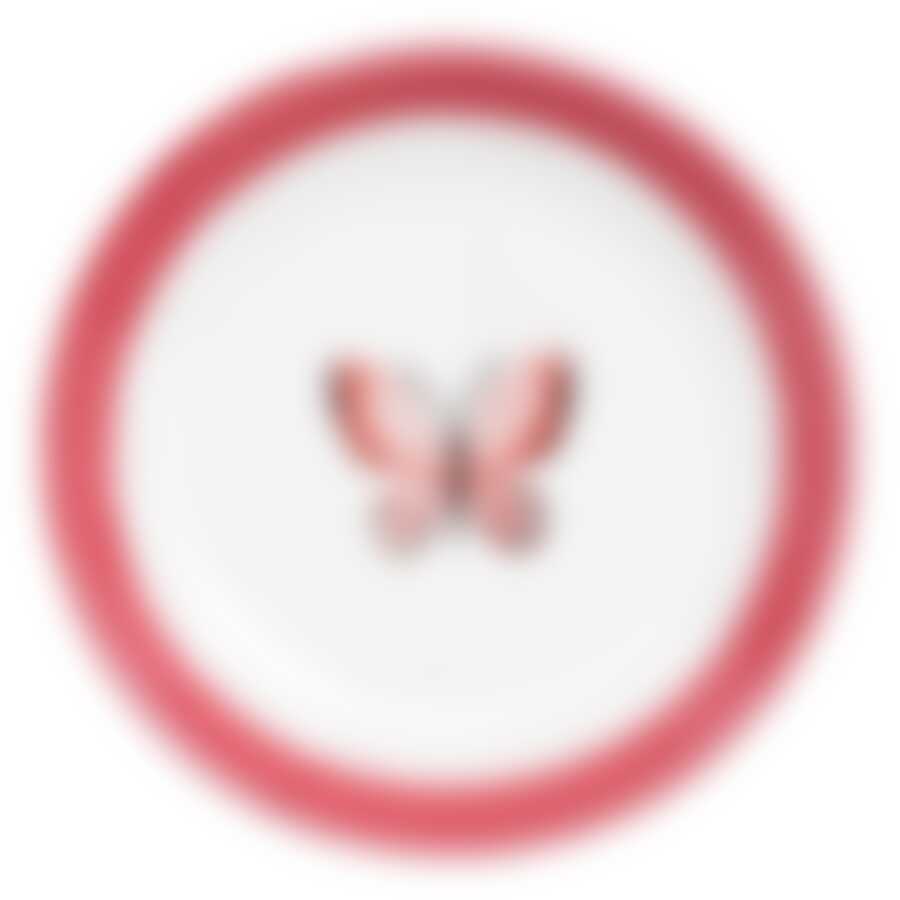 Тарелка столовая мелкая Attribute Summer Joy Red, D=24 см