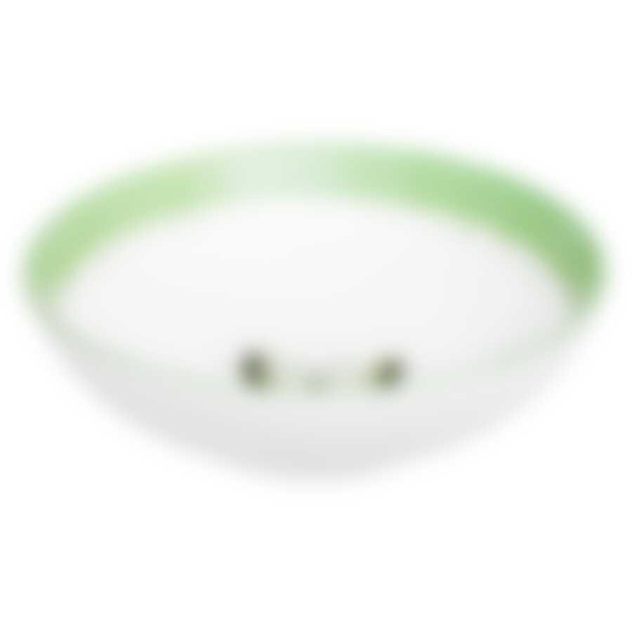 Тарелка столовая глубокая Attribute Summer Joy Green, D=18 см