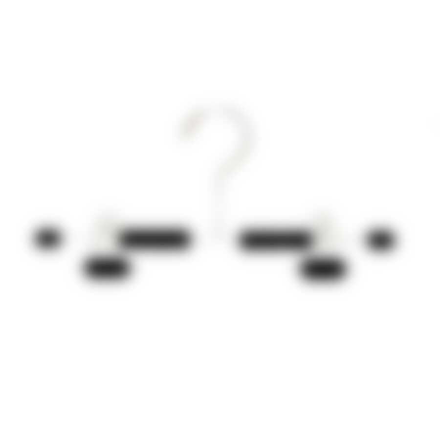 Вешалка брючная 30см цвет: черный