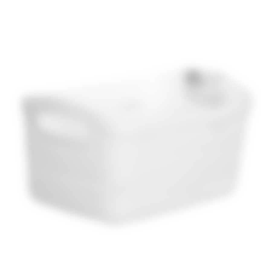 Корзина ribbon белая xs 24x17x12см