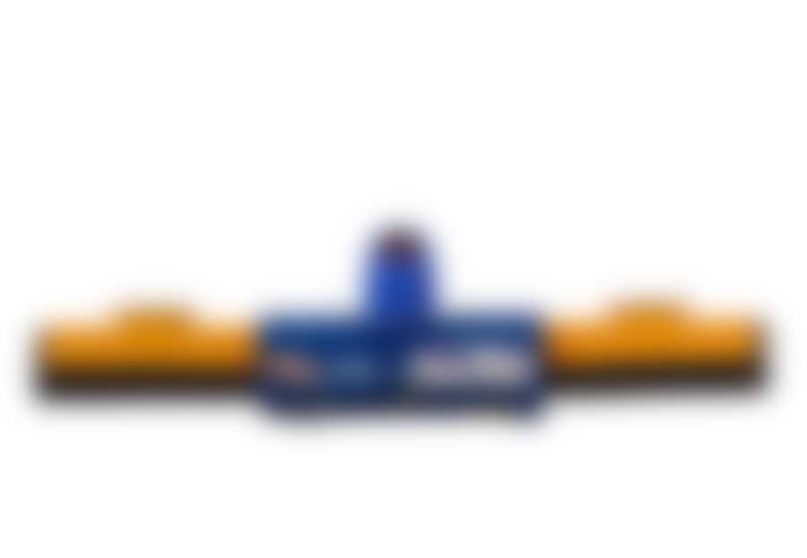 Скребок 44см с клипсами для тряпки пластик