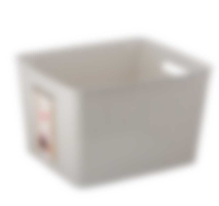 Коробка для хранения My Style L,  кремовая