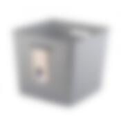 Коробка для хранения My Style Square серебрянная