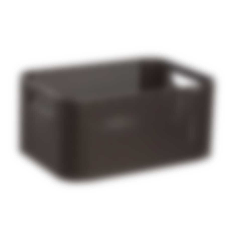 Корзинка универсальная Curver "Style", цвет: темно-коричневый