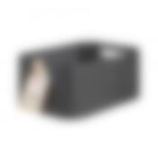 Корзина RATTAN STYLE BOX S тёмно-серая