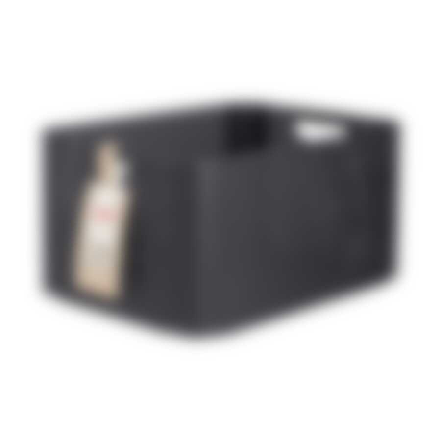 Корзина RATTAN STYLE BOX L тёмно-серая