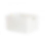 Корзина rattan style box l кремовая