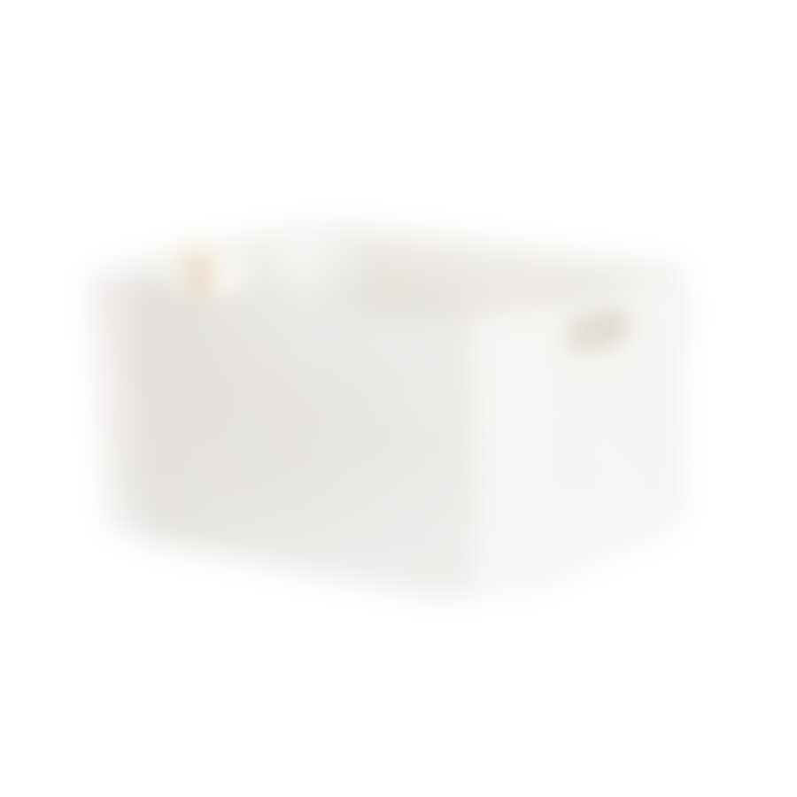 Корзина rattan style box l кремовая