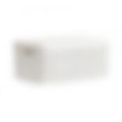 Корзина Curver  rattan style box c крышкой кремовая, М