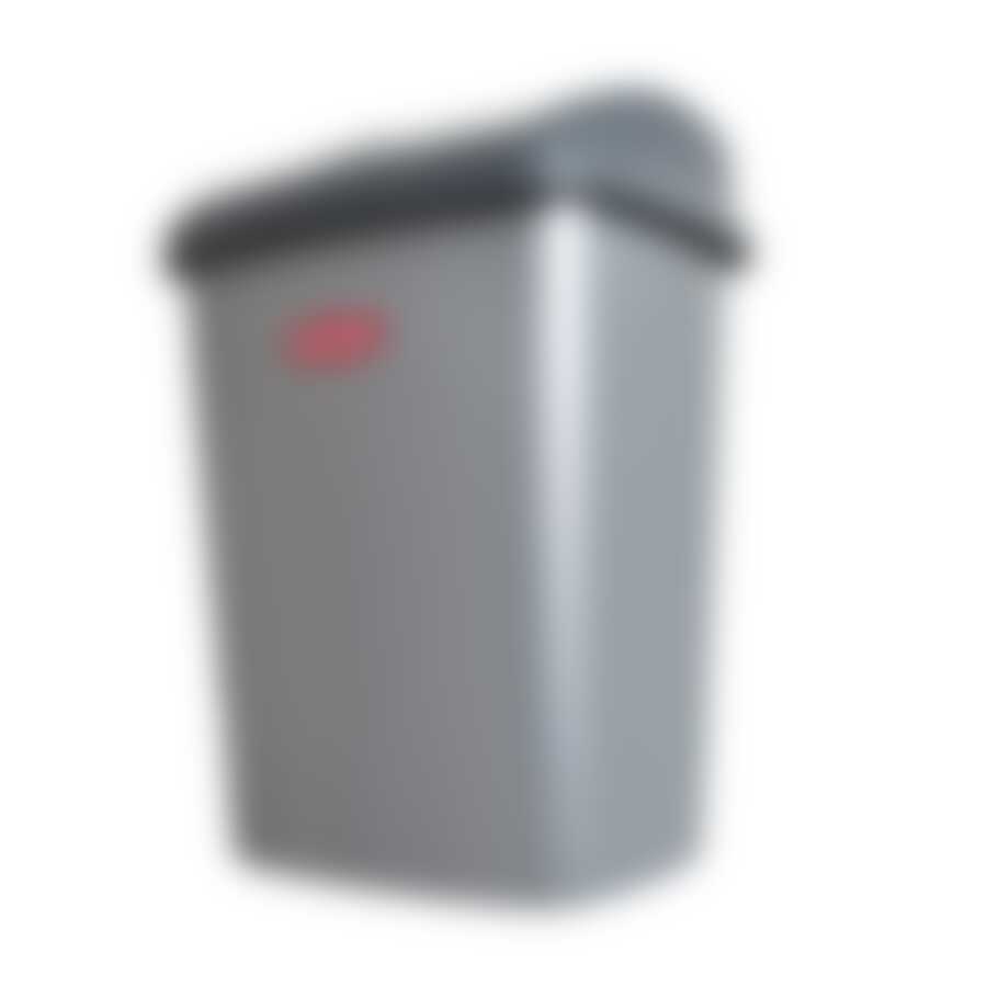 Контейнер для мусора доминик 25л серебристый