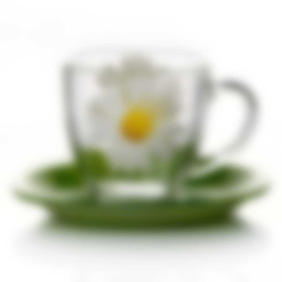 Чайный набор на 6 персон КАРИН РОМАШКА, объем чашки 220 мл