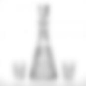 Набор графин и 6 стаканов Дятьковский хрусталь "Нежность"