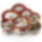 Столовый сервиз на 6 персон Moritz Zdekauer "Охота Красная", 26 предметов