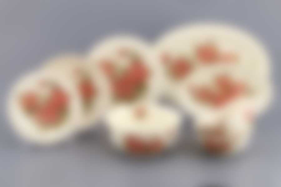 Столовый сервиз на 6 персон Корейская Роза, 23 предмета