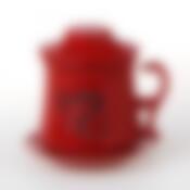 Кружка заварочная с блюдцем "дракон", объем 360 мл