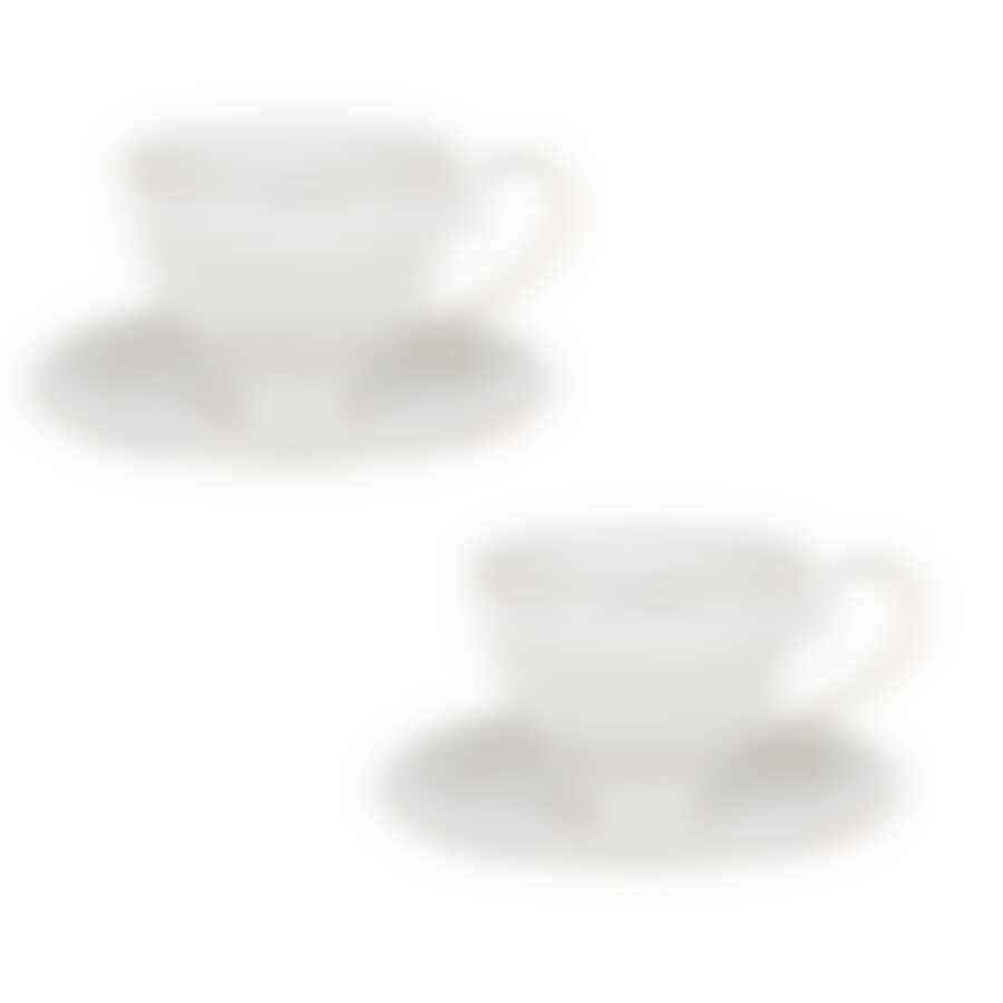 Чайный набор на 2 персоны Best Home Porcelain Лабиринт, 250 мл
