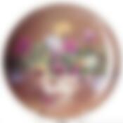 Тарелка декоративная настенная "ПОЛЕВЫЕ ЦВЕТЫ", диаметр 20 см