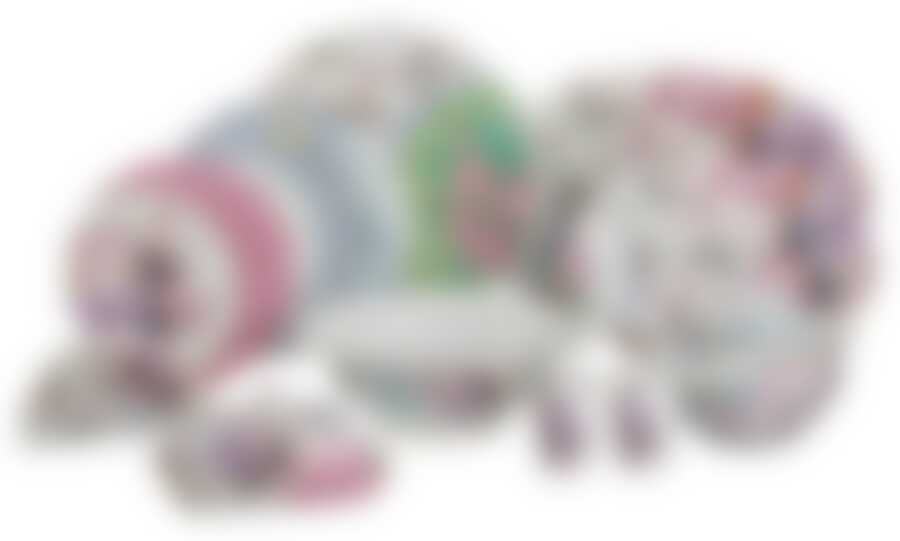 Столовый сервиз на 6 персон Lefard "Радуга", 27 предметов