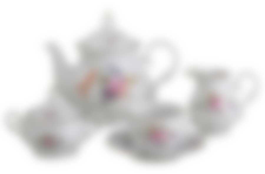 Чайный сервиз на 6 персон 15 пр."МАЙСЕНСКИЙ БУКЕТ" 1100/200 мл.