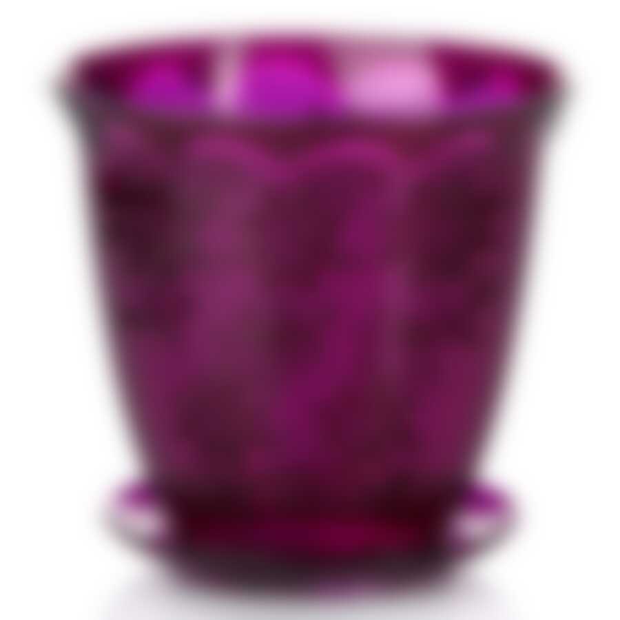 Горшок цветочный с поддоном "Соблазн", для орхидеи, объем 1,5 л