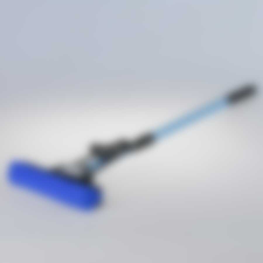 Швабра для мытья пола самоотжимная губчатая с PVA насадкой