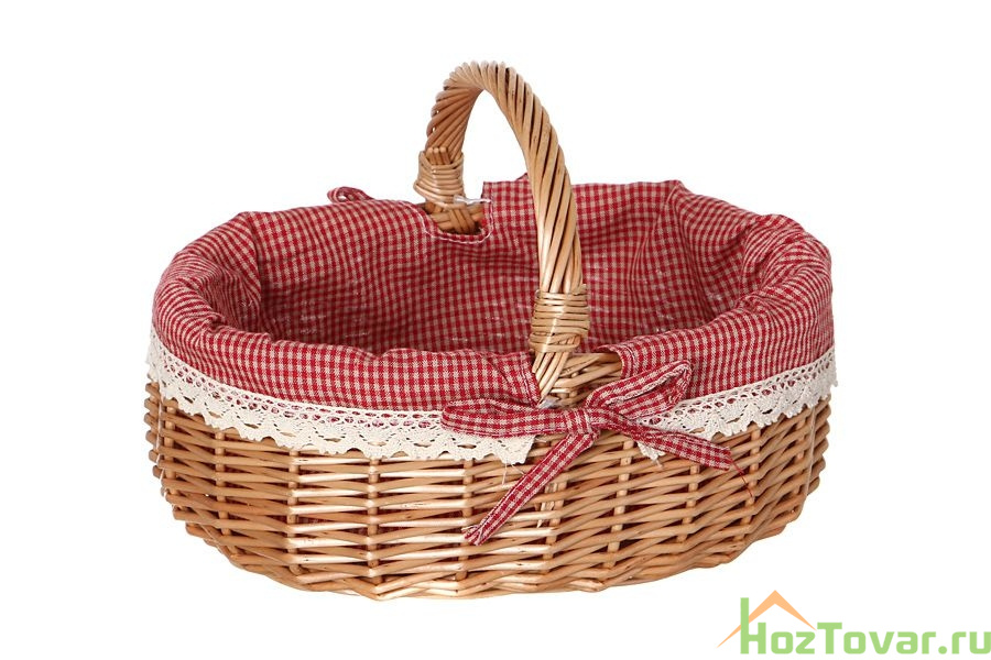 Корзинка с ручкой 25,5*18,5*10,5/18 см