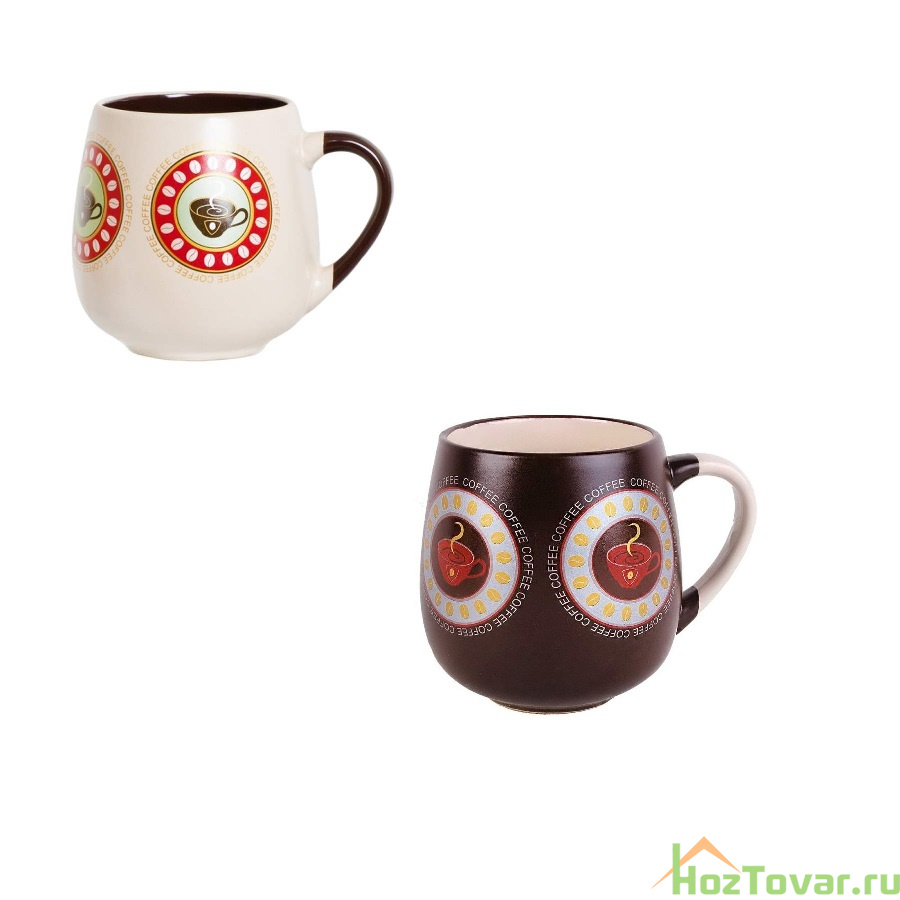 Кружка-бочонок Кофе, 500 мл (цвета в ассортименте)
