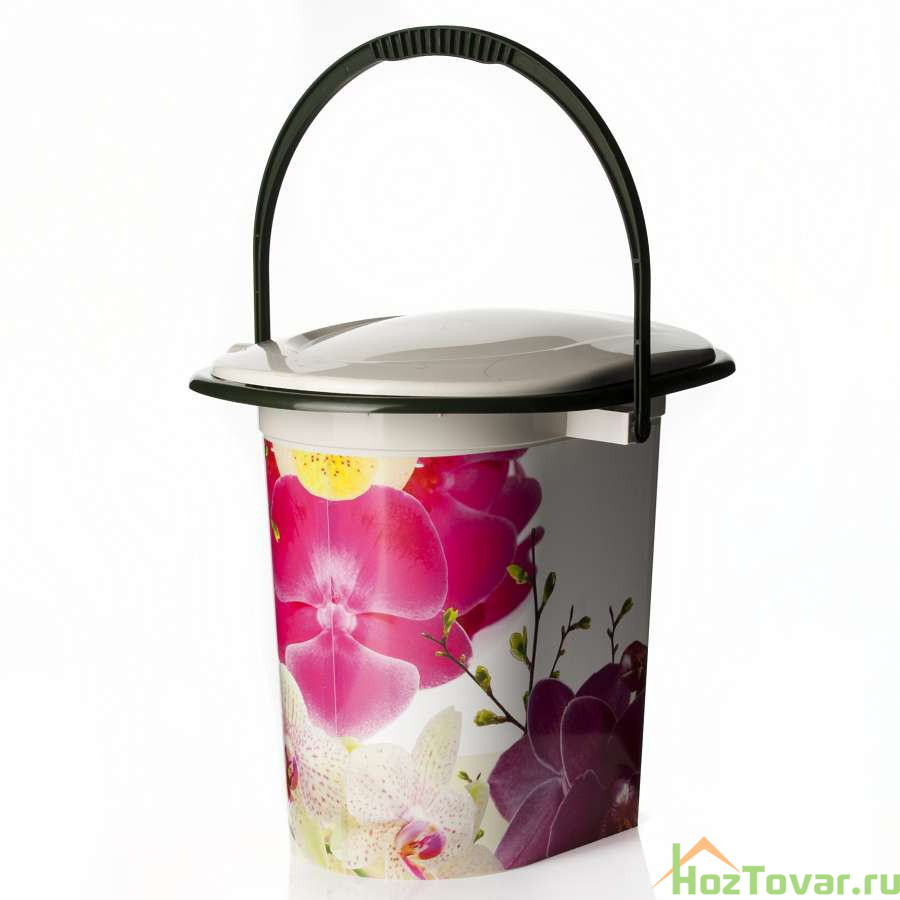 Ведро - туалет ДЕКОР (микс) 17 л