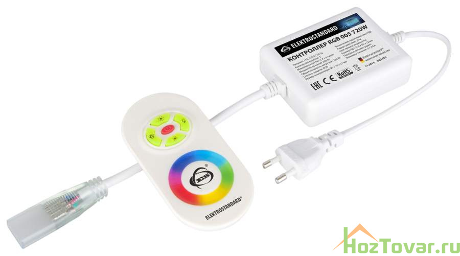 Контроллер для светодиодной ленты RGB с ПДУ LSC 005 220V 4A 720W IP20