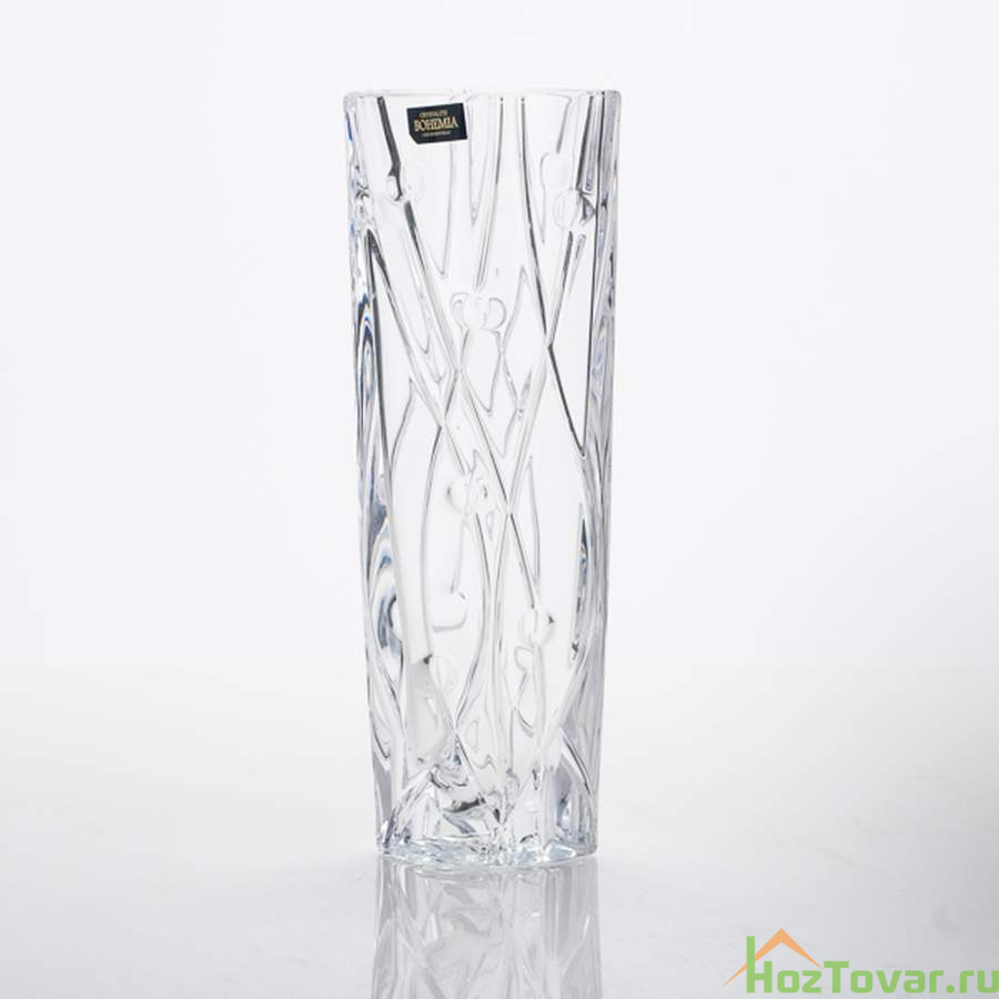 Ваза "Лабиринт" 25,5 см /99J52/ CrystallИталияe