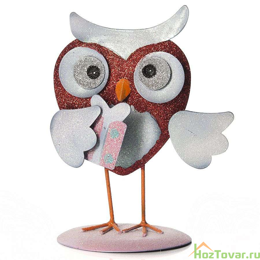 Фигурка декоративная "Сова", 110*110*180 мм