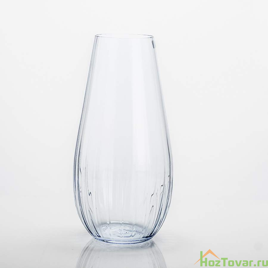Ваза Bohemia Crystal Waterfall, H=30,5 см, синяя
