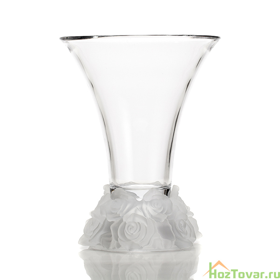 Ваза Crystalite Bohemia Rose Frost, Н=25,5 см