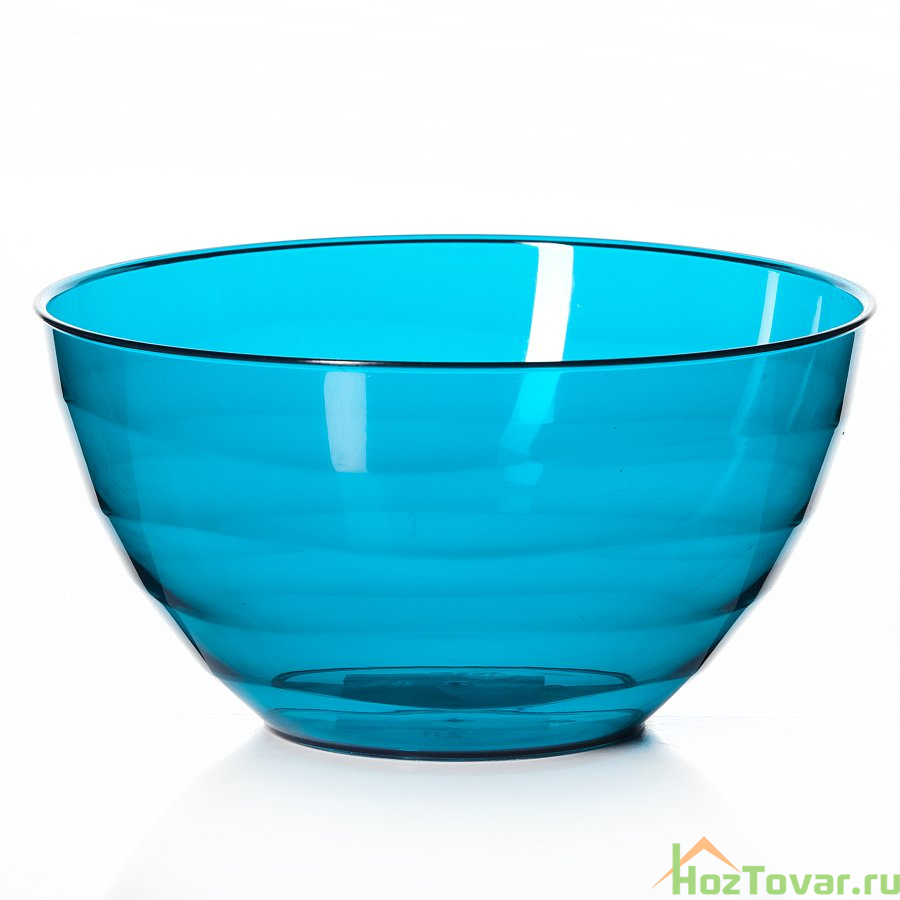 Салатник "АКВА", объем 2 л (аквамарин прозрачный)