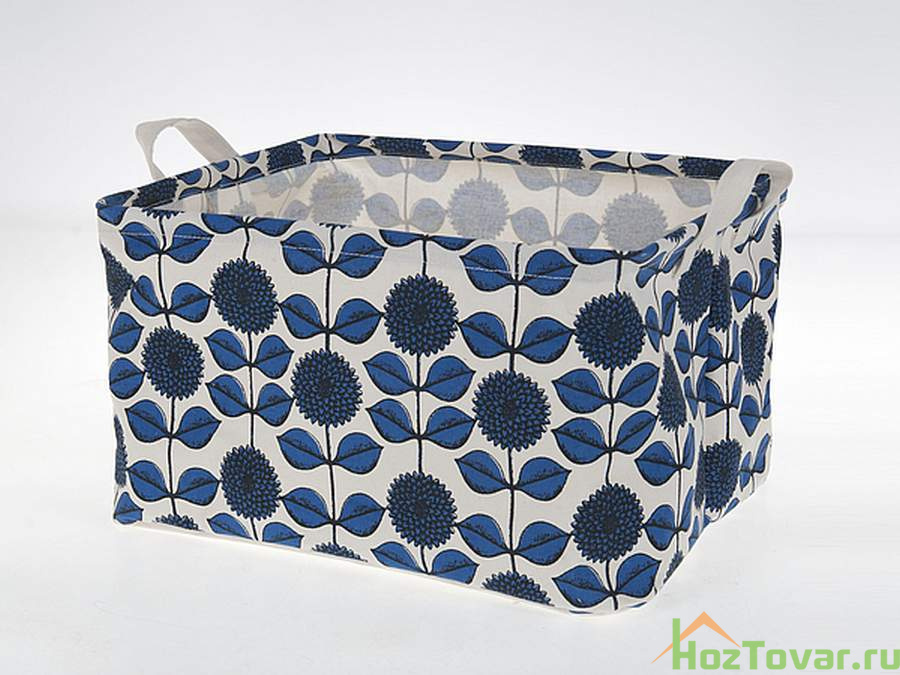 Корзина для хранения 37*39*23см (50% хлопок, 50% полиэстер) (упаковочный пакет)