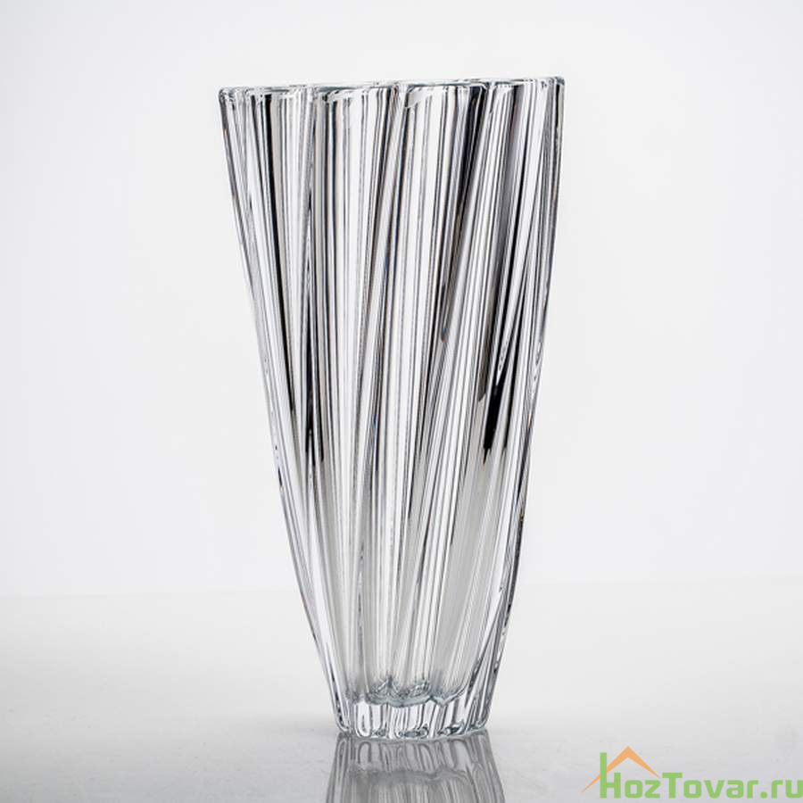 Ваза Crystalite Bohemia "Скаллоп", H=35,5 см
