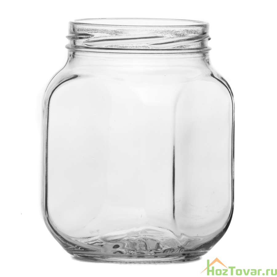 Банка 0,65 л Глория "Кубик"