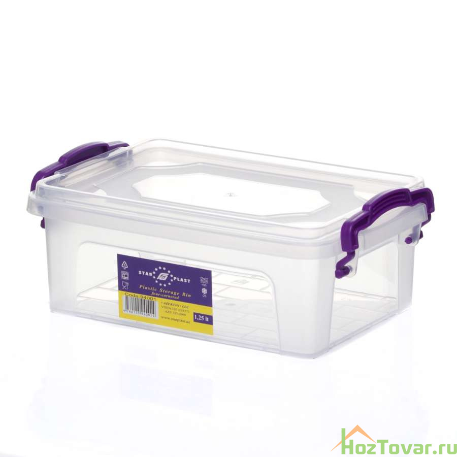 Контейнер для хранения "StarPlast", 1,25 л