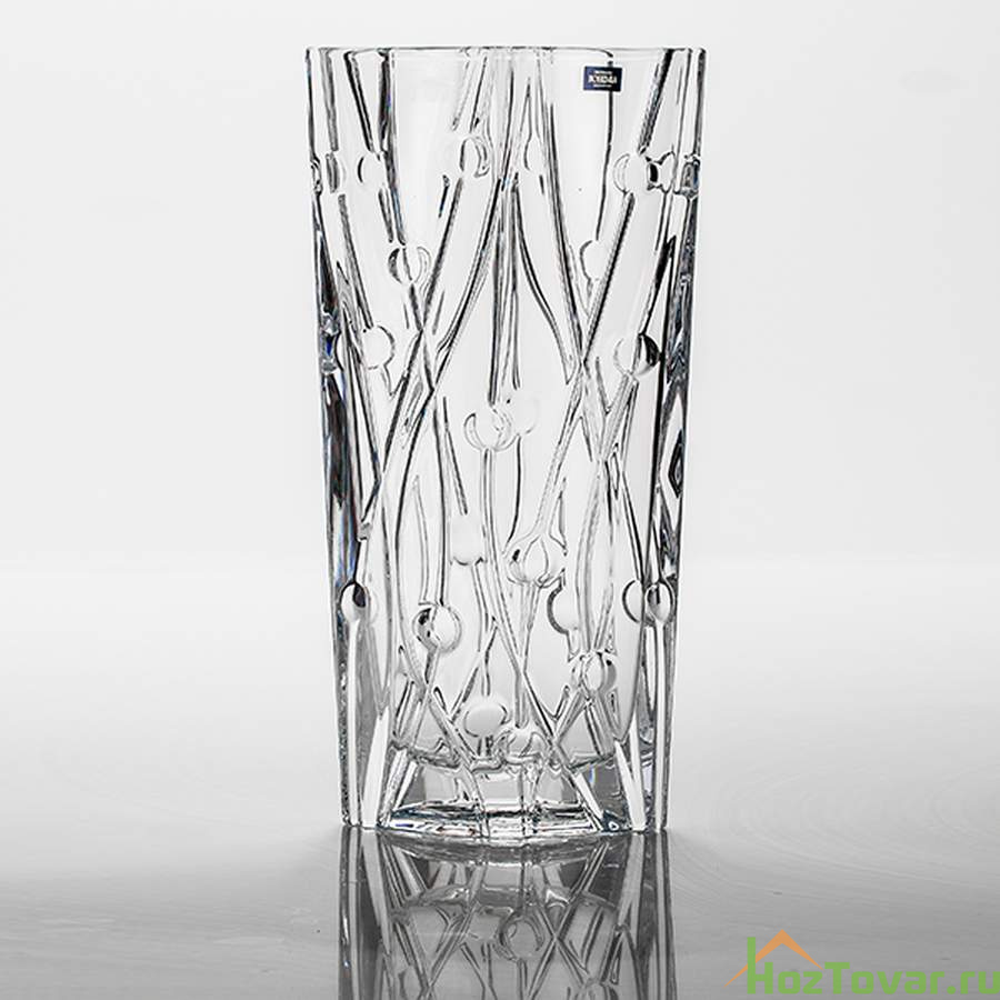 Ваза Crystalite Bohemia "Лабиринт", высота 40,5 см