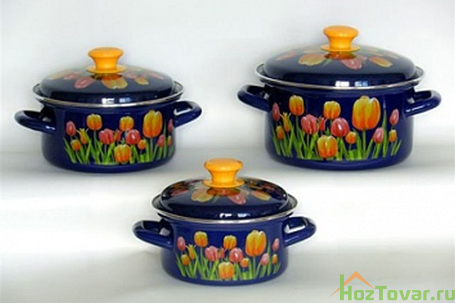Набор посуды Майский букет-1, 3 предмета