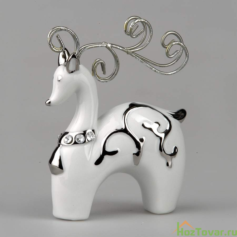 Фигурка декоративная House & Holder "Олень", длина 12 см